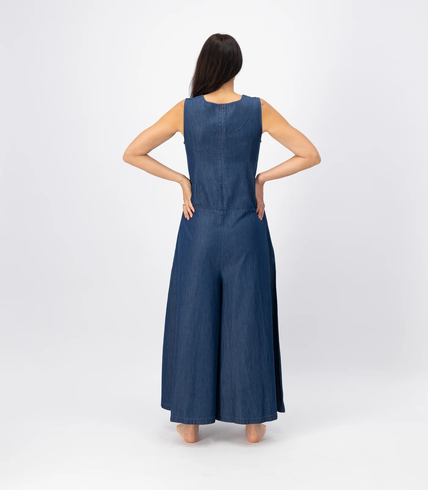 Organic Cotton Denim Jumpsuit - Image 5