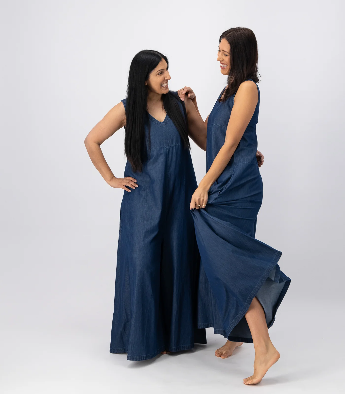 Organic Cotton Denim Jumpsuit - Image 7
