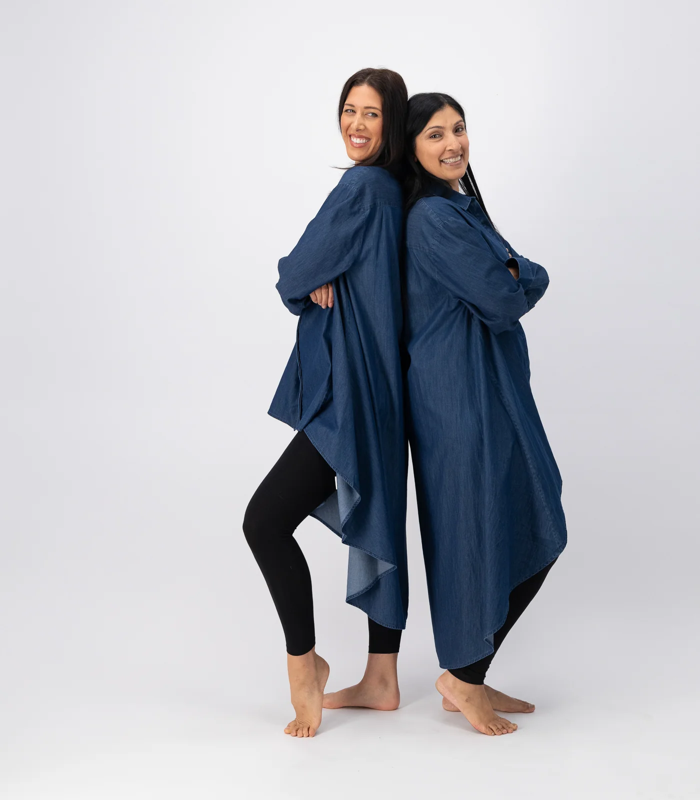 Organic Cotton Denim Long Shirt - Image 6