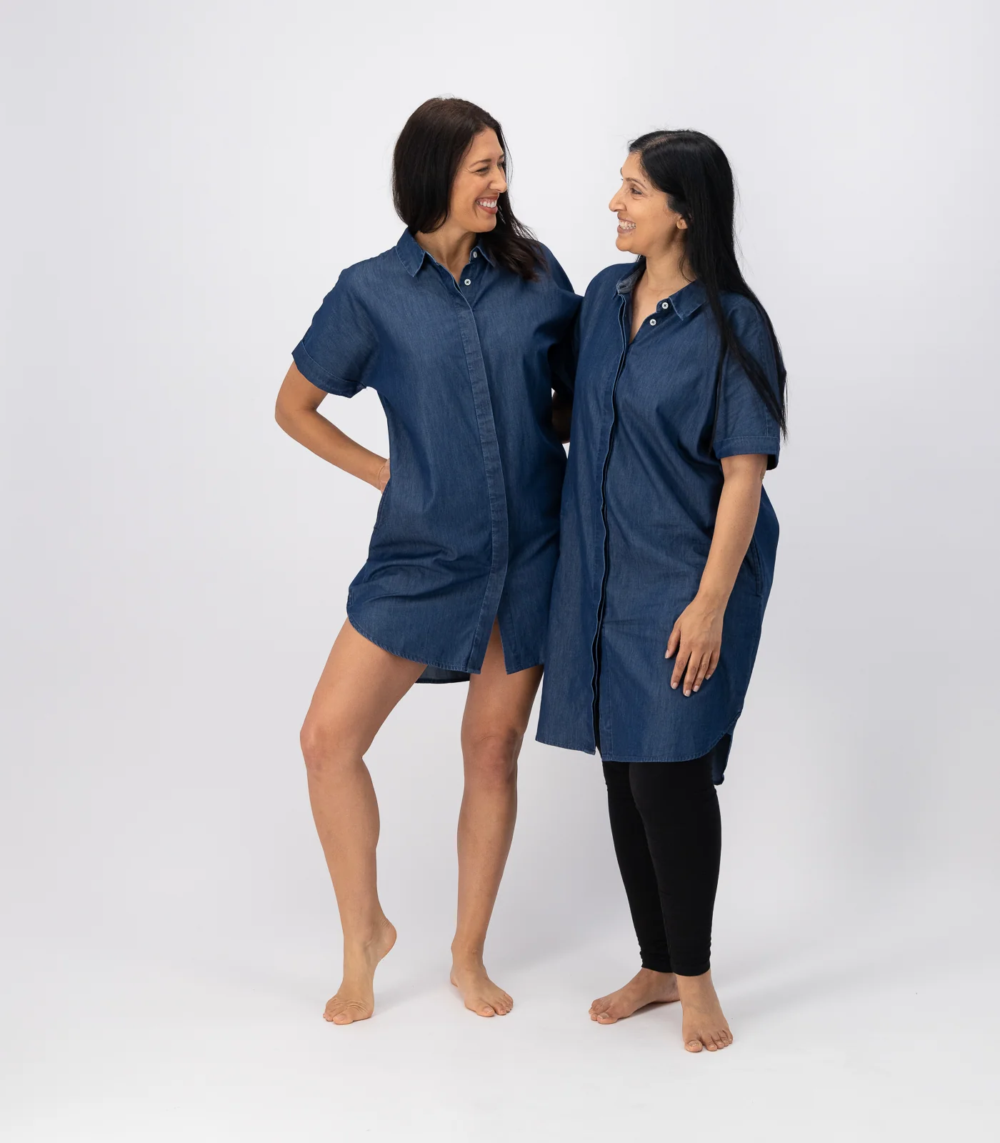 Organic Cotton Denim Shirt Dress - Image 8