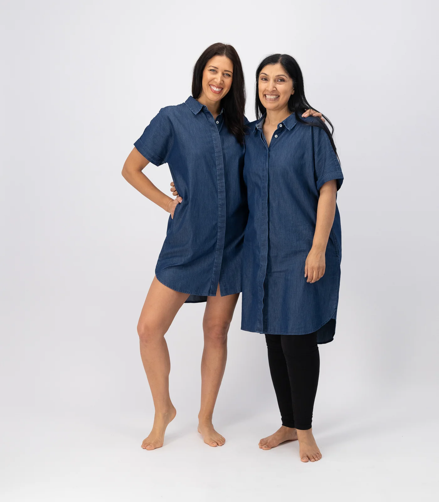 Organic Cotton Denim Shirt Dress - Image 9