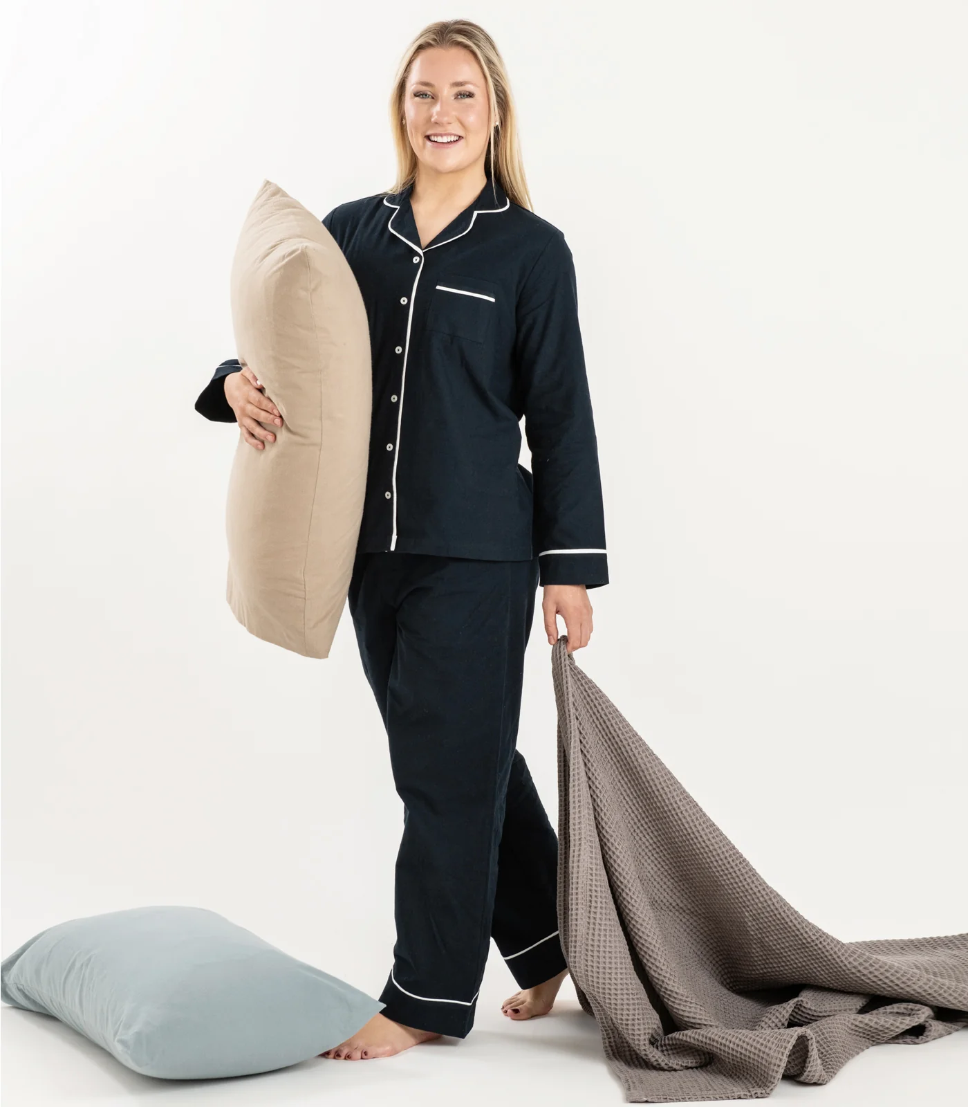 Organic Cotton Flannelette Long PJ Set - Image 13