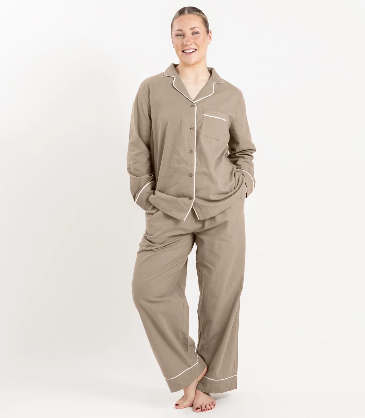 Organic Cotton Flannelette Long PJ Set - Image 15