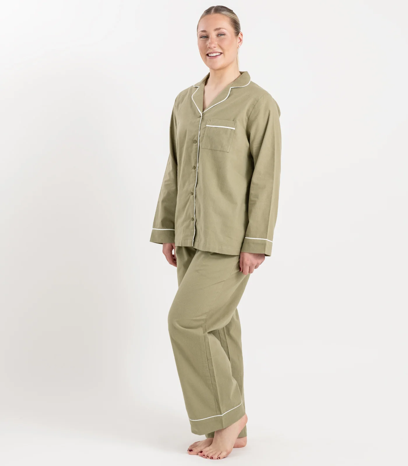 Organic Cotton Flannelette Long PJ Set - Image 23