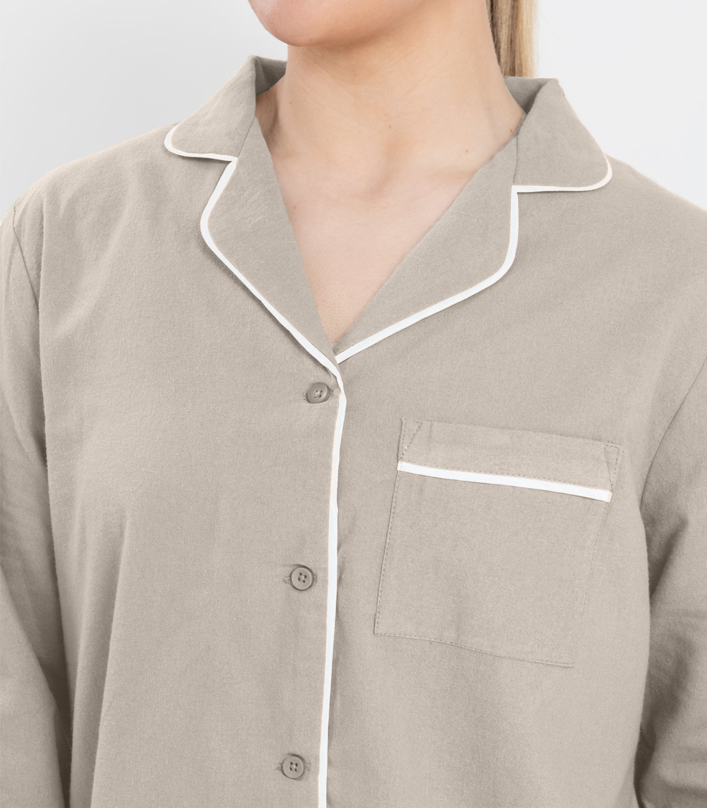 Organic Cotton Flannelette Long PJ Set - Image 4