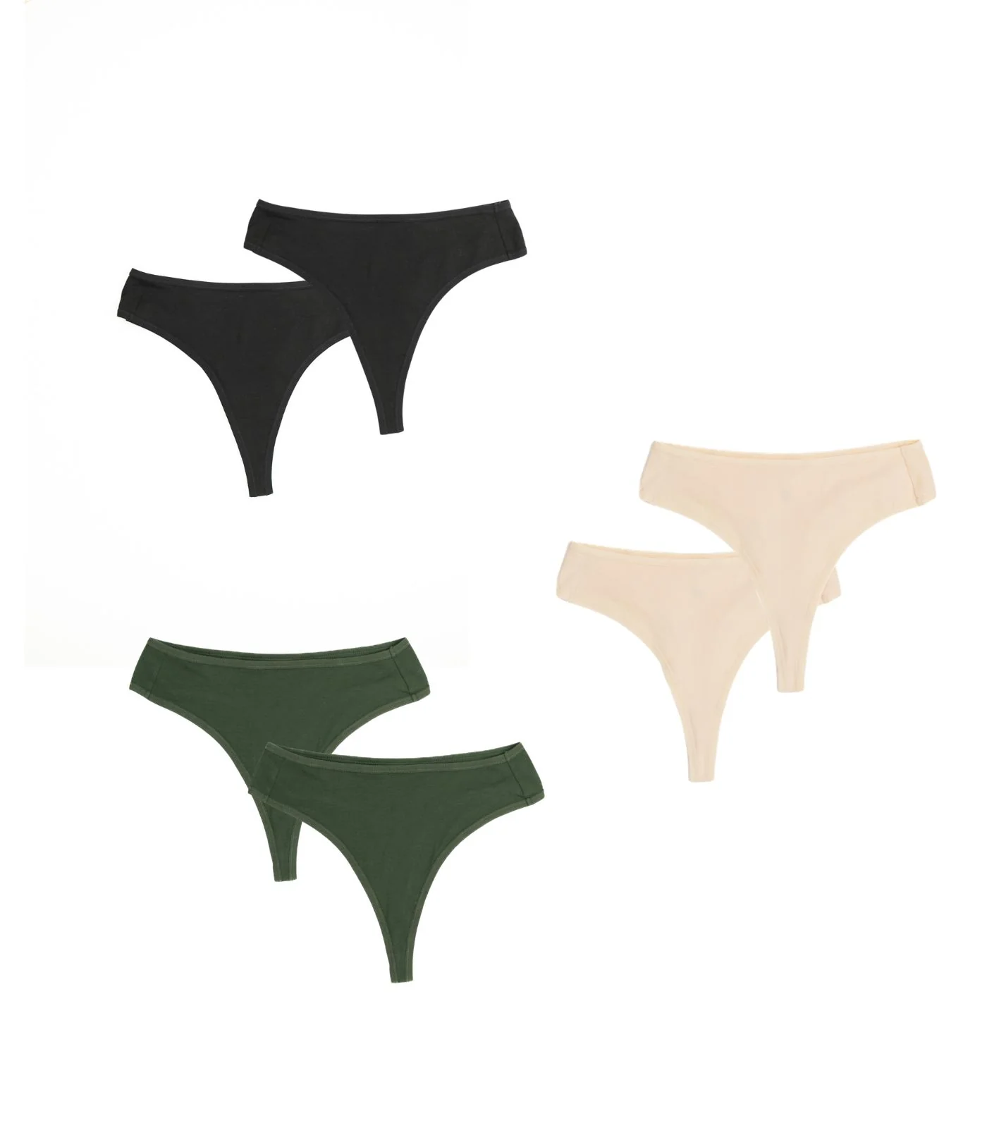 Organic Cotton Hi Rise G String (6 Pack) - Image 5