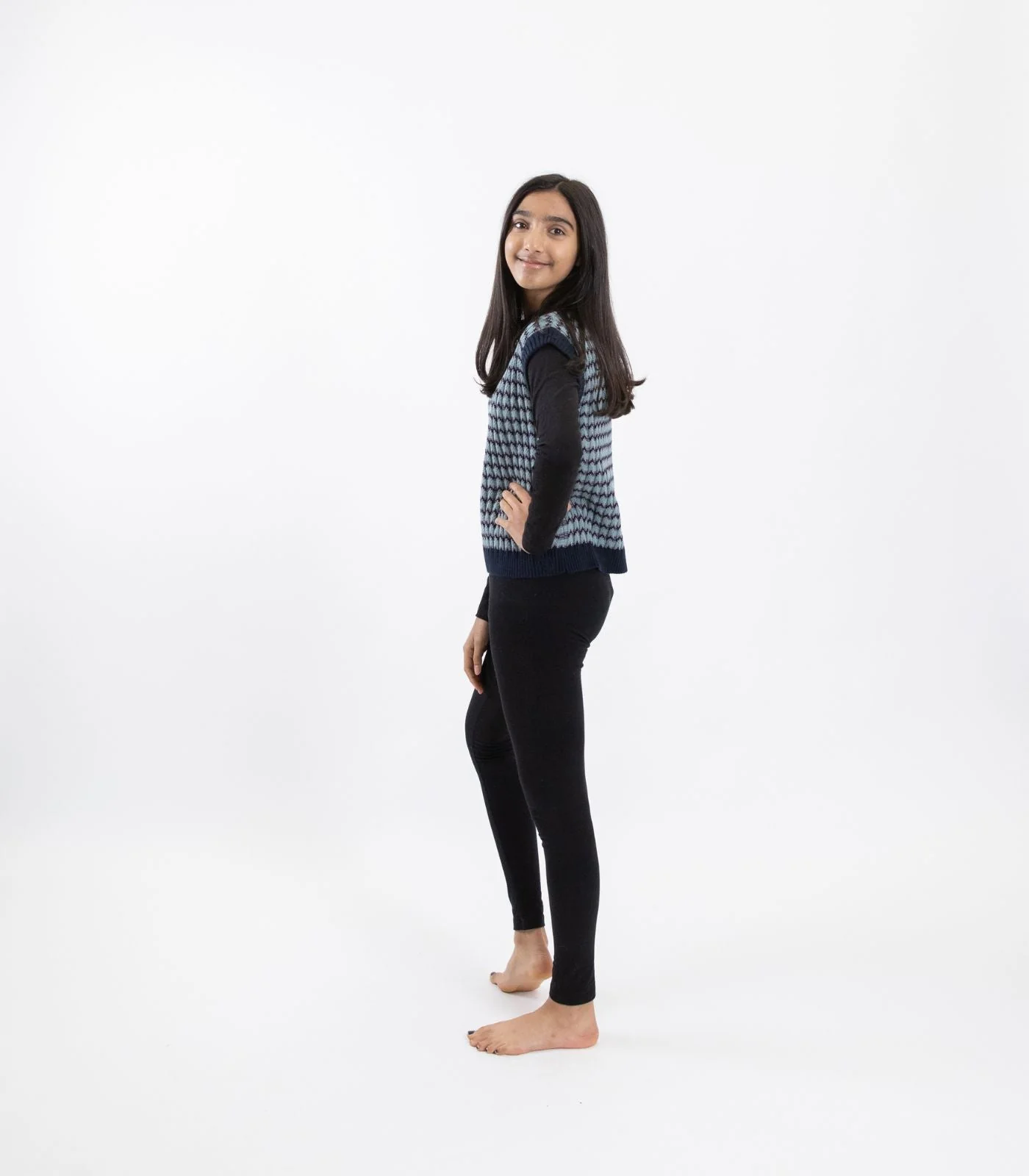 Kids Organic Cotton Knit Vest - Image 4