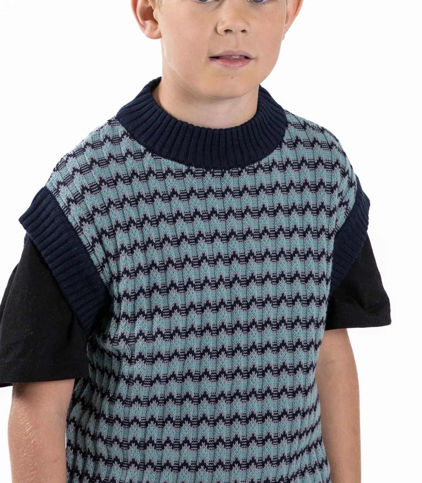 Kids Organic Cotton Knit Vest - Image 6