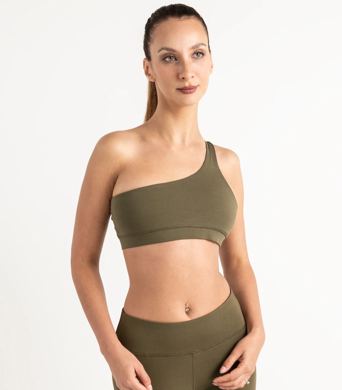 Organic Cotton One Shoulder Crop Top - Last Chance - Image 10
