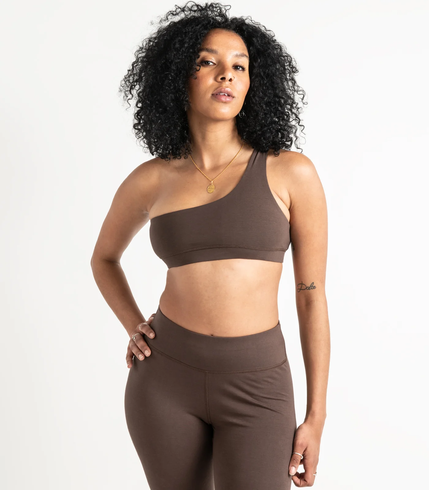 Organic Cotton One Shoulder Crop Top - Last Chance - Image 3