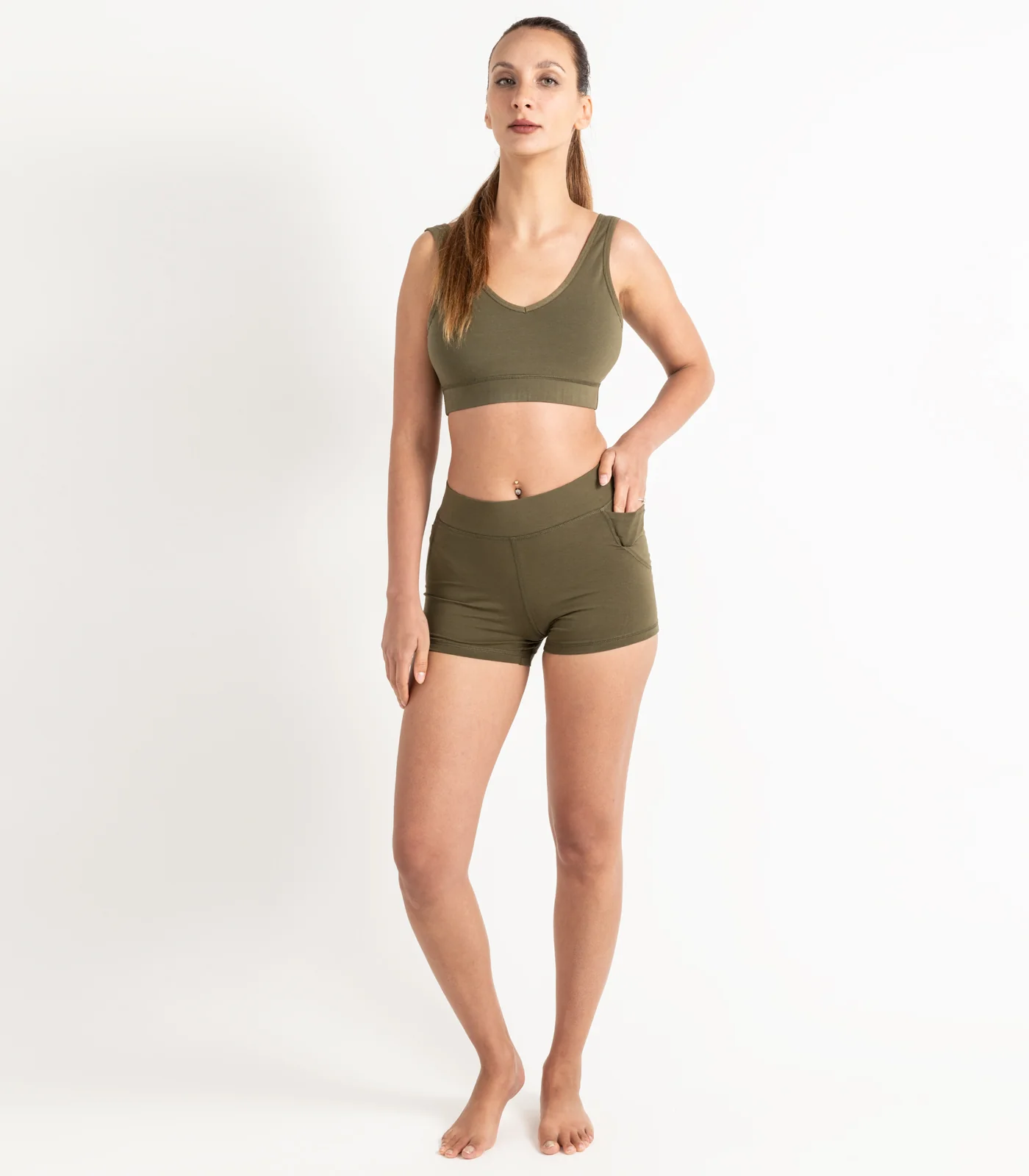 Organic Cotton Pocket Bike Short Shorties - Last Chance - Image 10