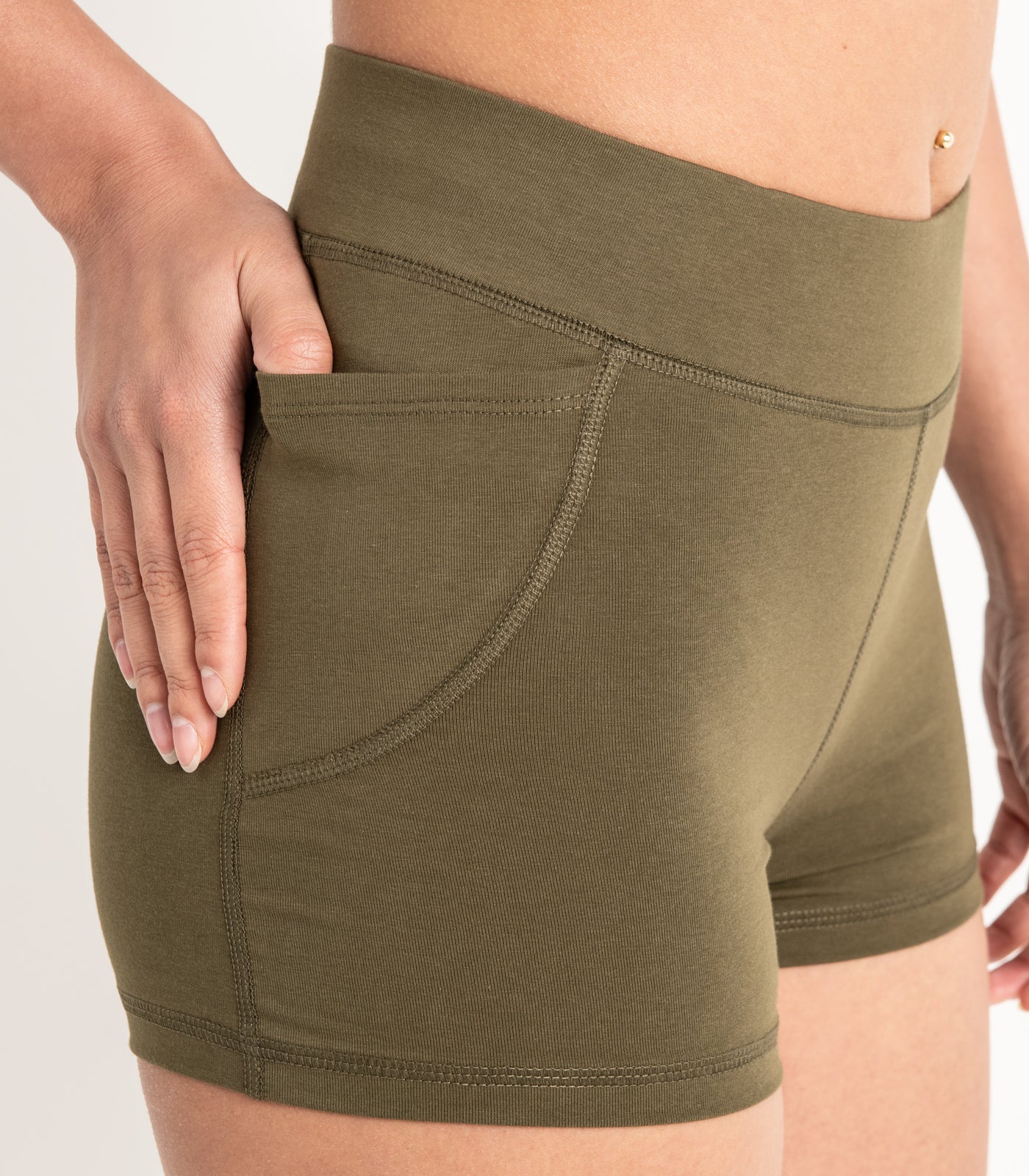 Organic Cotton Pocket Bike Short Shorties - Last Chance - Image 7