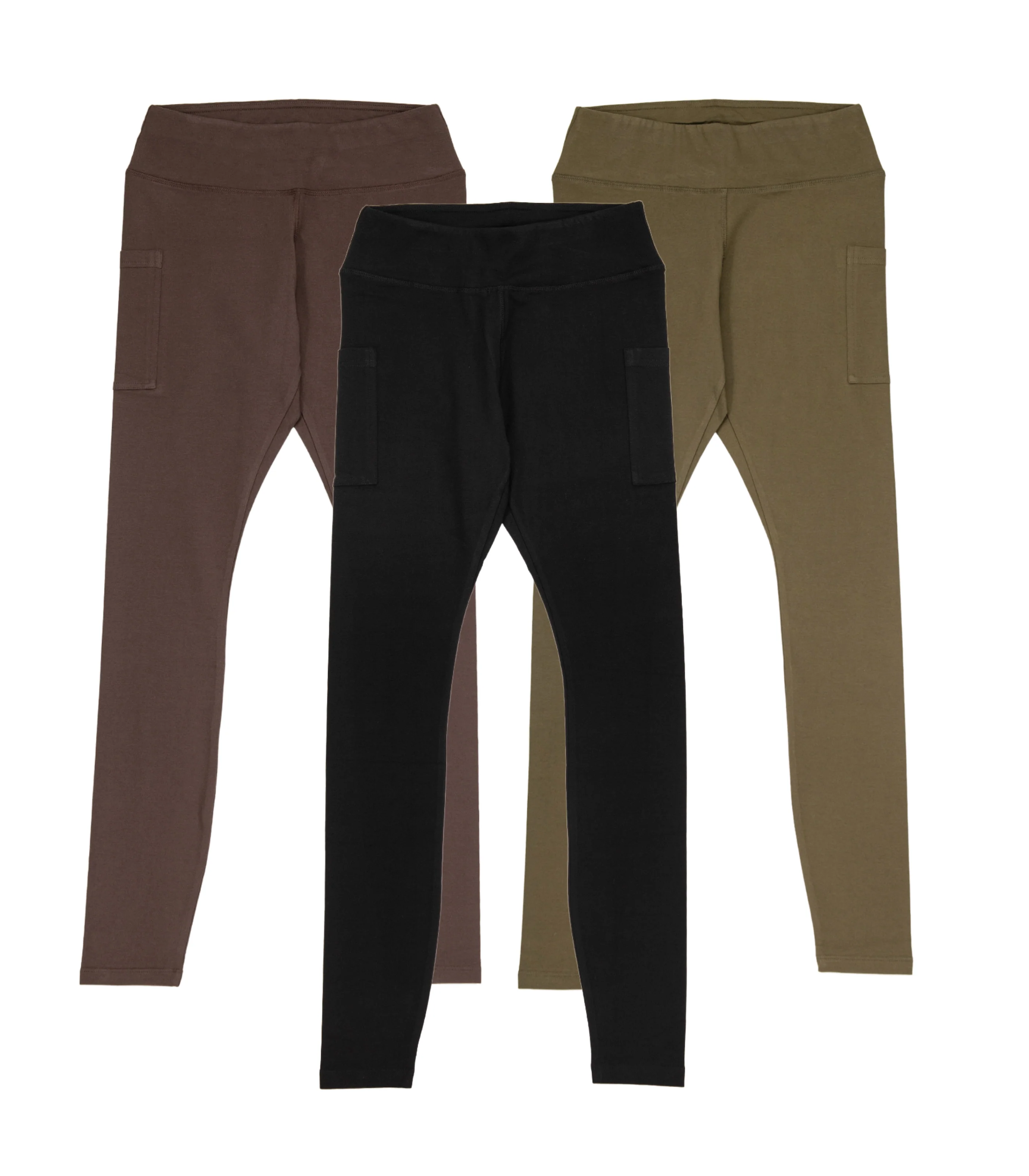Organic Cotton Pocket Leggings (3 Pack) - Last Chance
