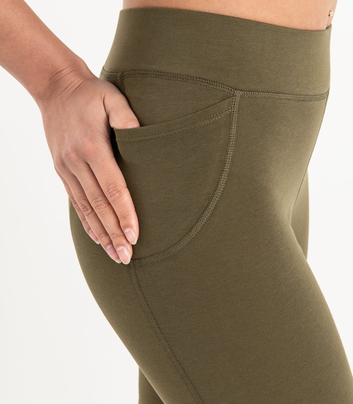 Organic Cotton Pocket Long Bike Shorts - Last Chance - Image 9