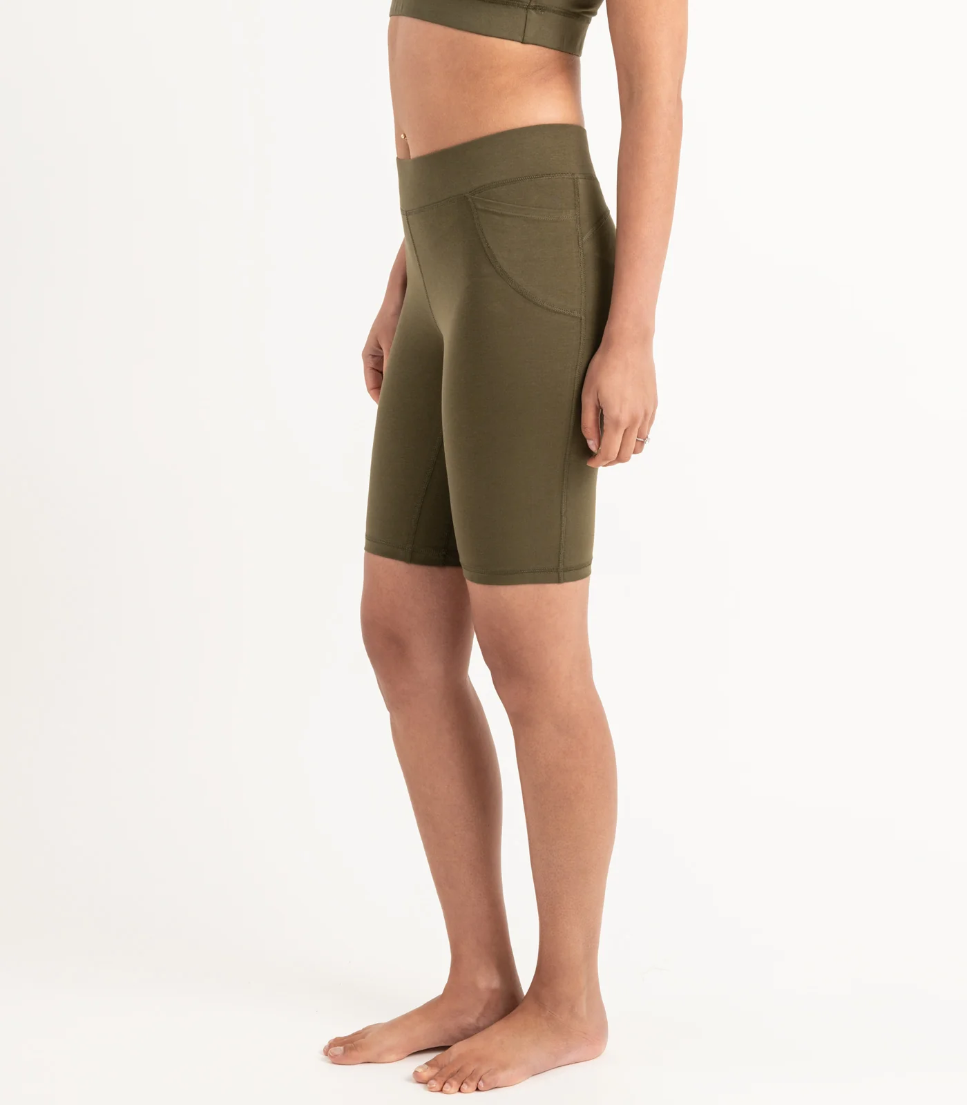 Organic Cotton Pocket Long Bike Shorts - Last Chance - Image 7