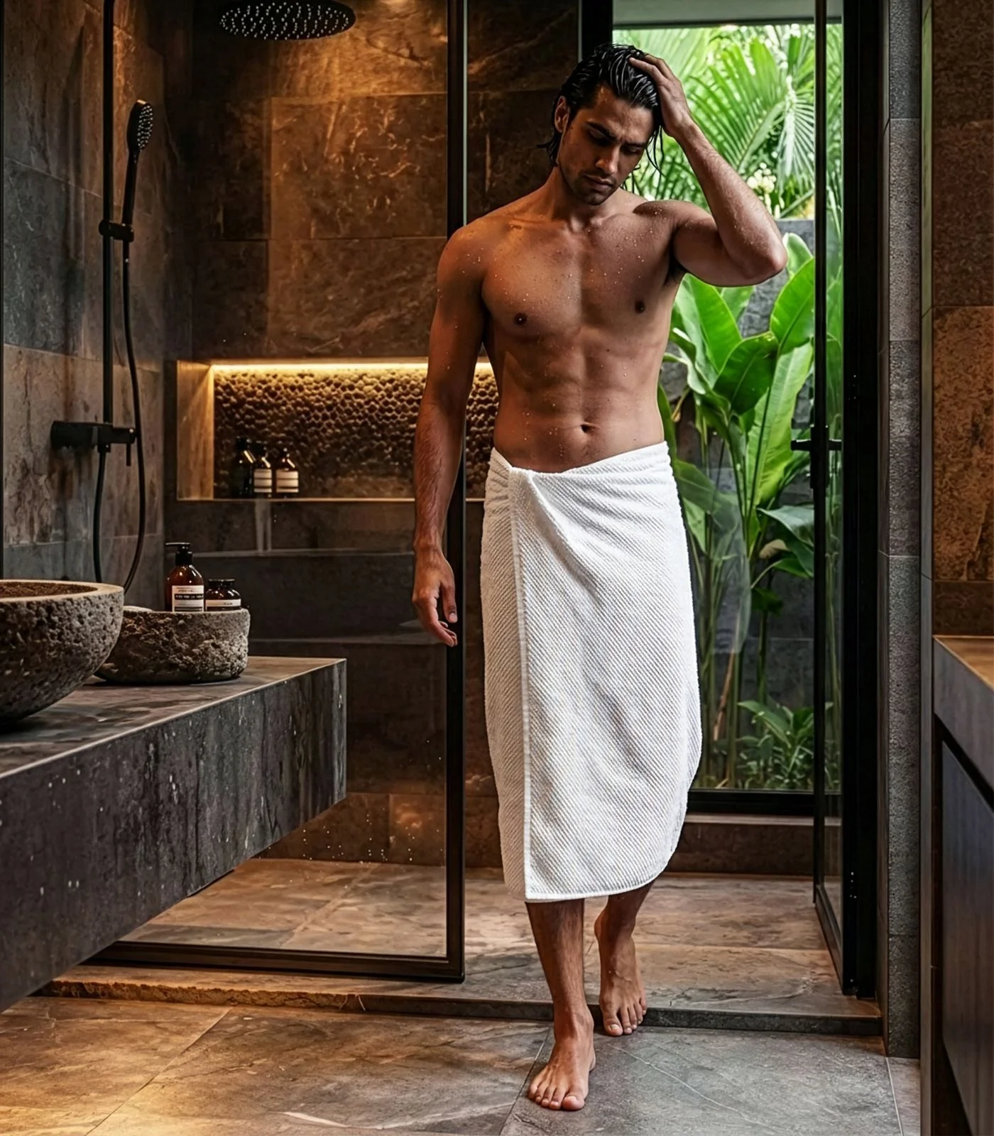 Organic Cotton Twill Bath Sheet - Image 3