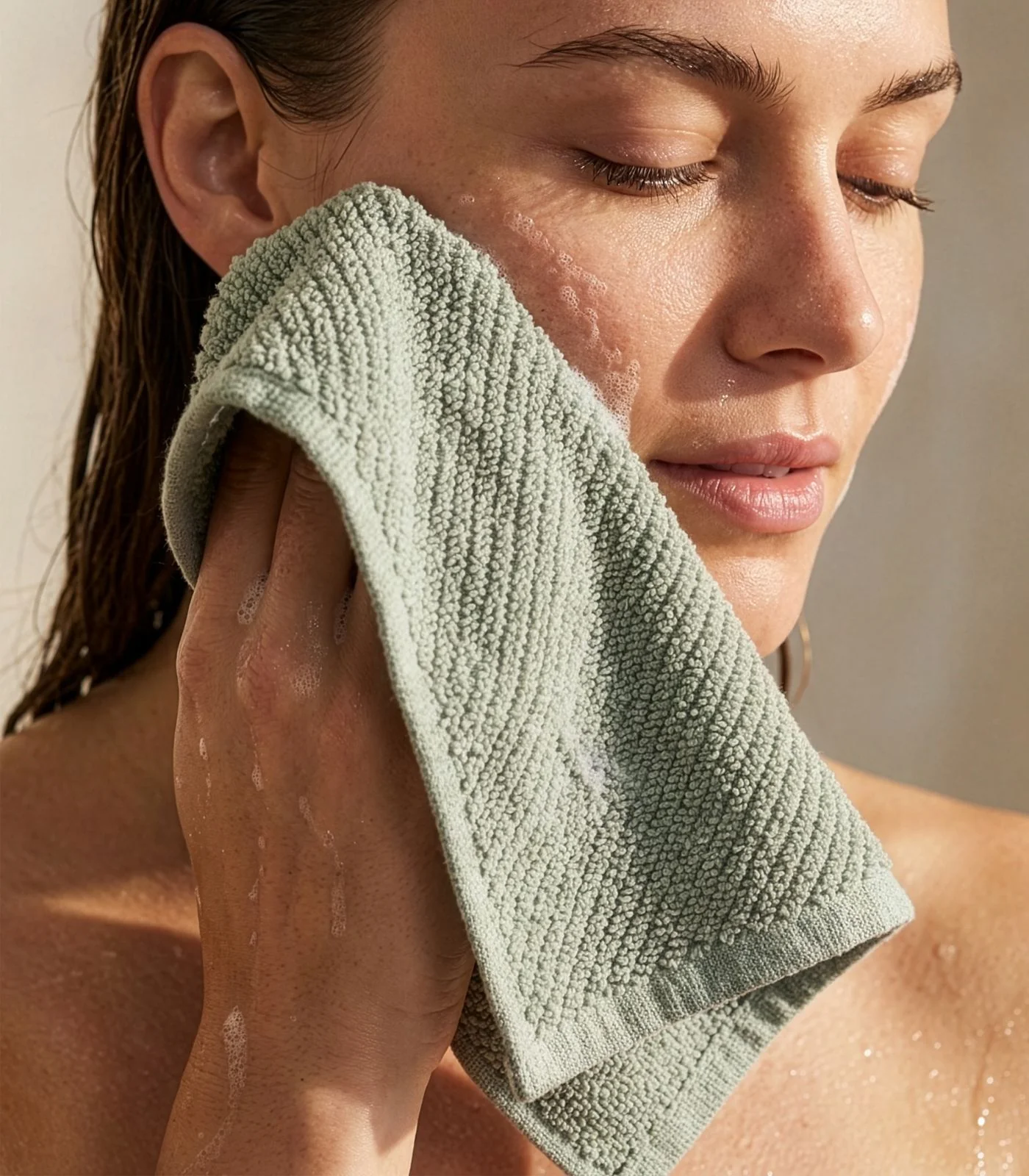 Organic Cotton Twill Wash Cloth - Image 11