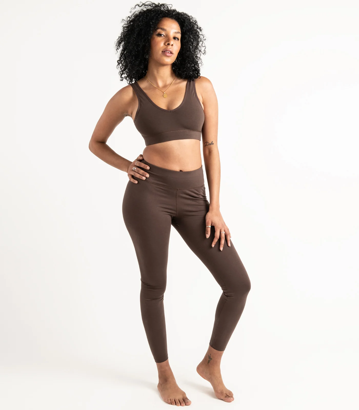 Organic Cotton V Neck Crop Top - Last Chance - Image 6