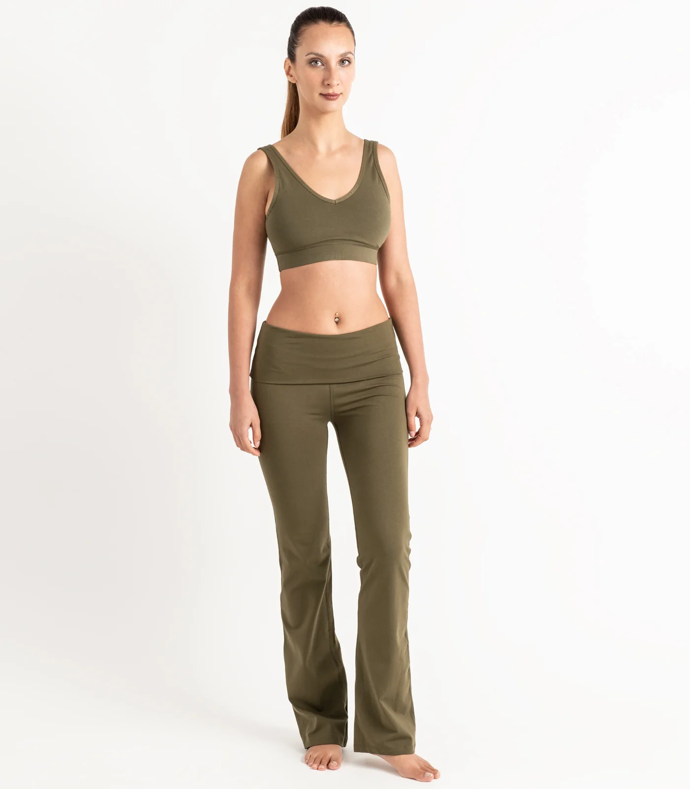 Organic Cotton Wide Leg Leggings (3 Pack) - Last Chance - Image 2