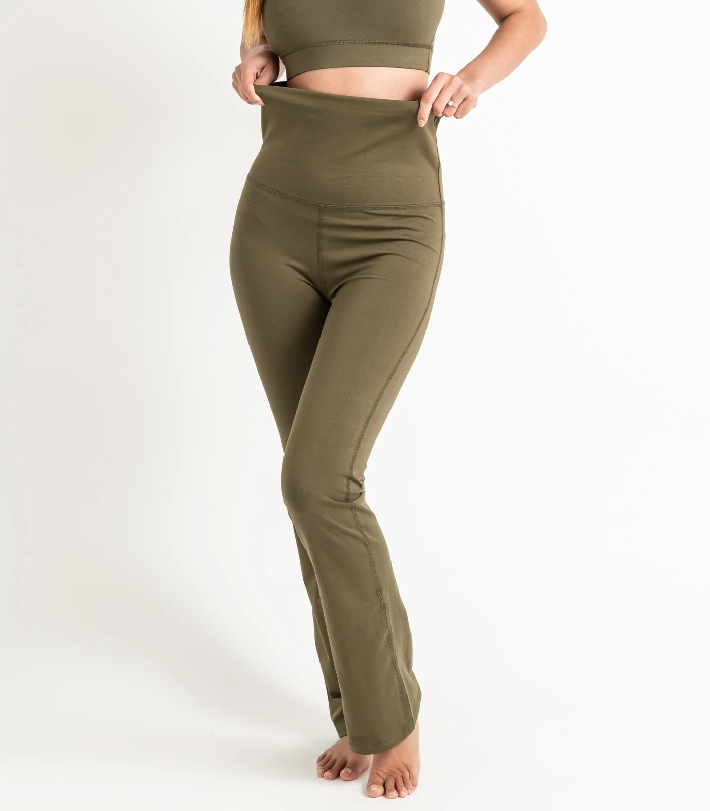 Organic Cotton Wide Leg Leggings (3 Pack) - Last Chance - Image 9