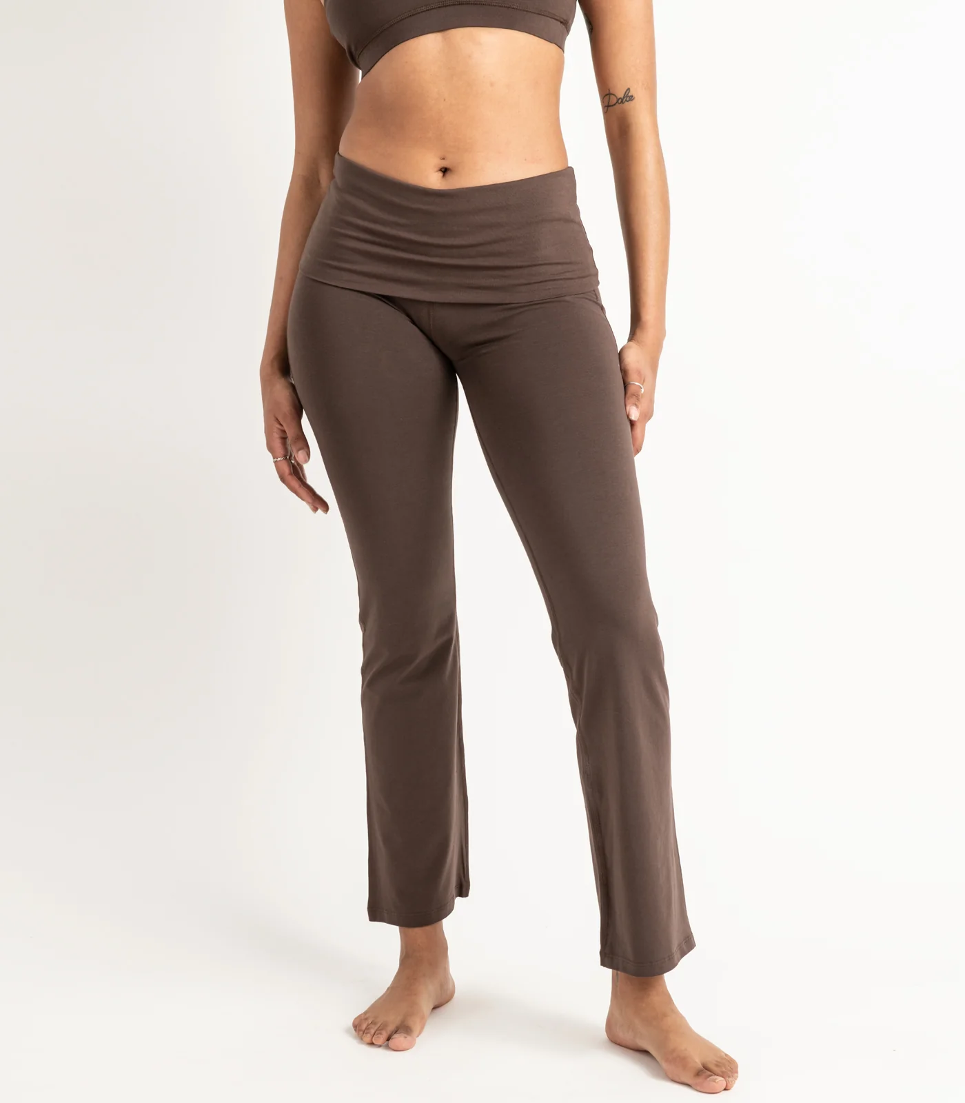 Organic Cotton Wide Leg Leggings - Last Chance