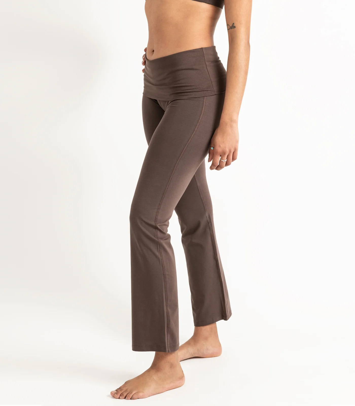 Organic Cotton Wide Leg Leggings - Last Chance - Image 2