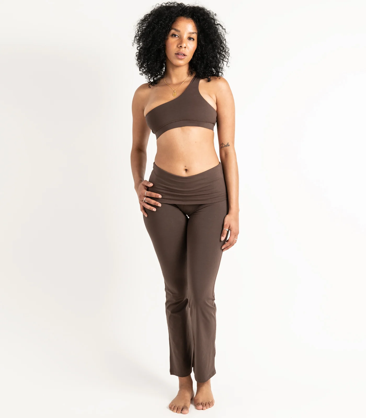Organic Cotton Wide Leg Leggings - Last Chance - Image 6