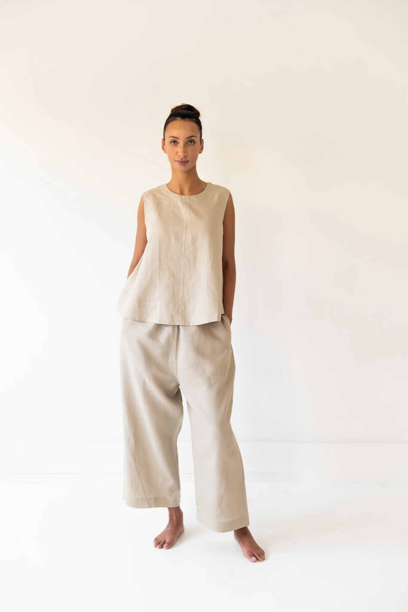 Organic Linen Balloon Lounge Pants (2 Pack) - Image 9