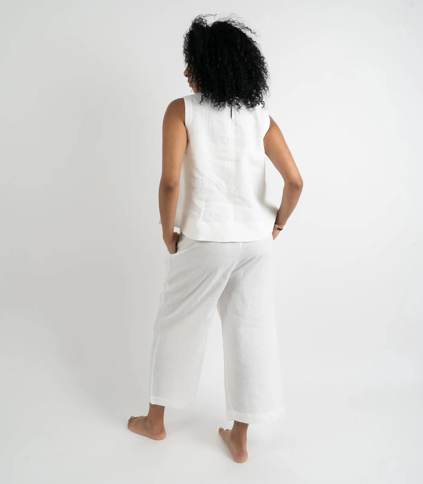 Organic Linen Balloon Lounge Pants - Image 24