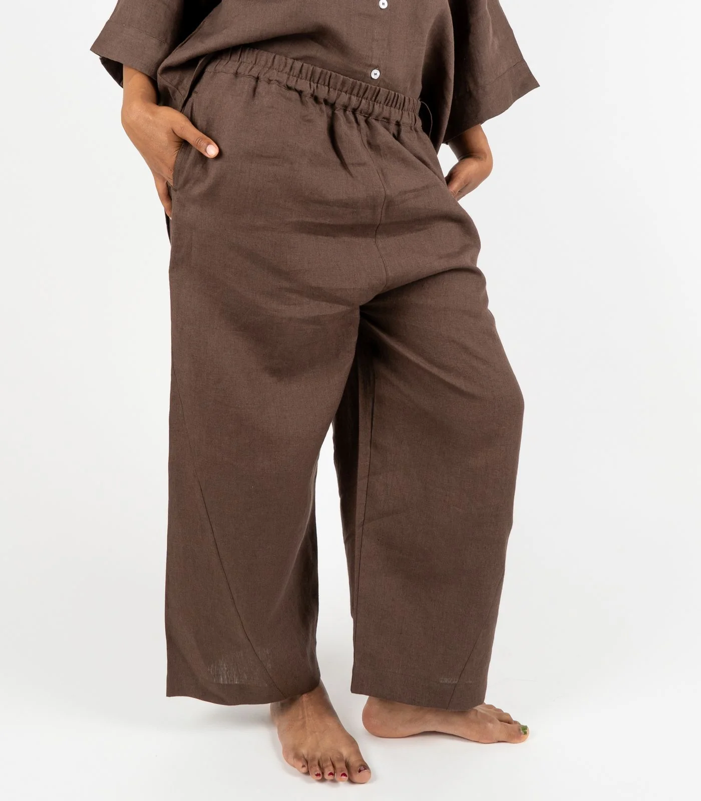 Organic Linen Balloon Lounge Pants - Image 26