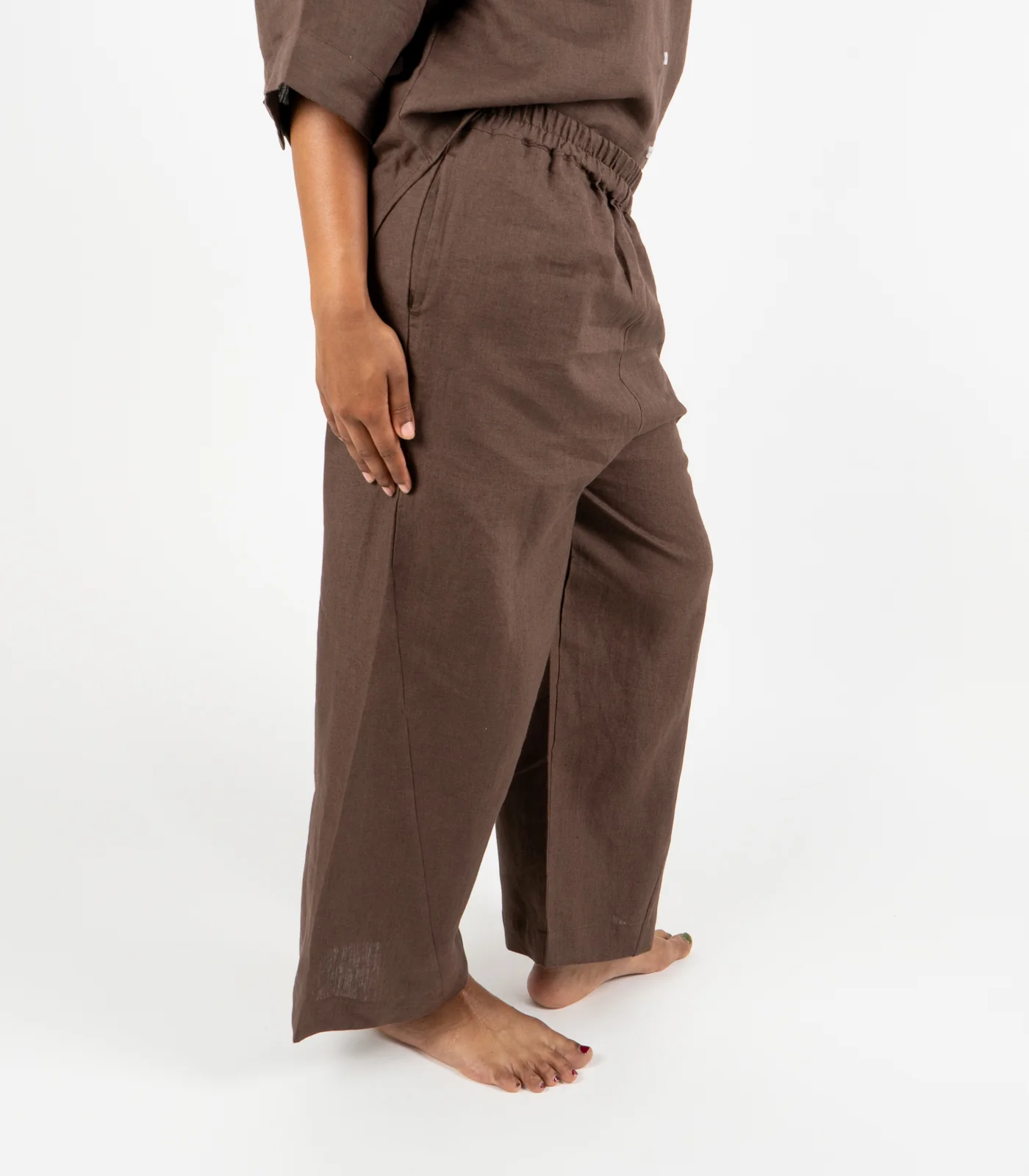 Organic Linen Balloon Lounge Pants - Image 28