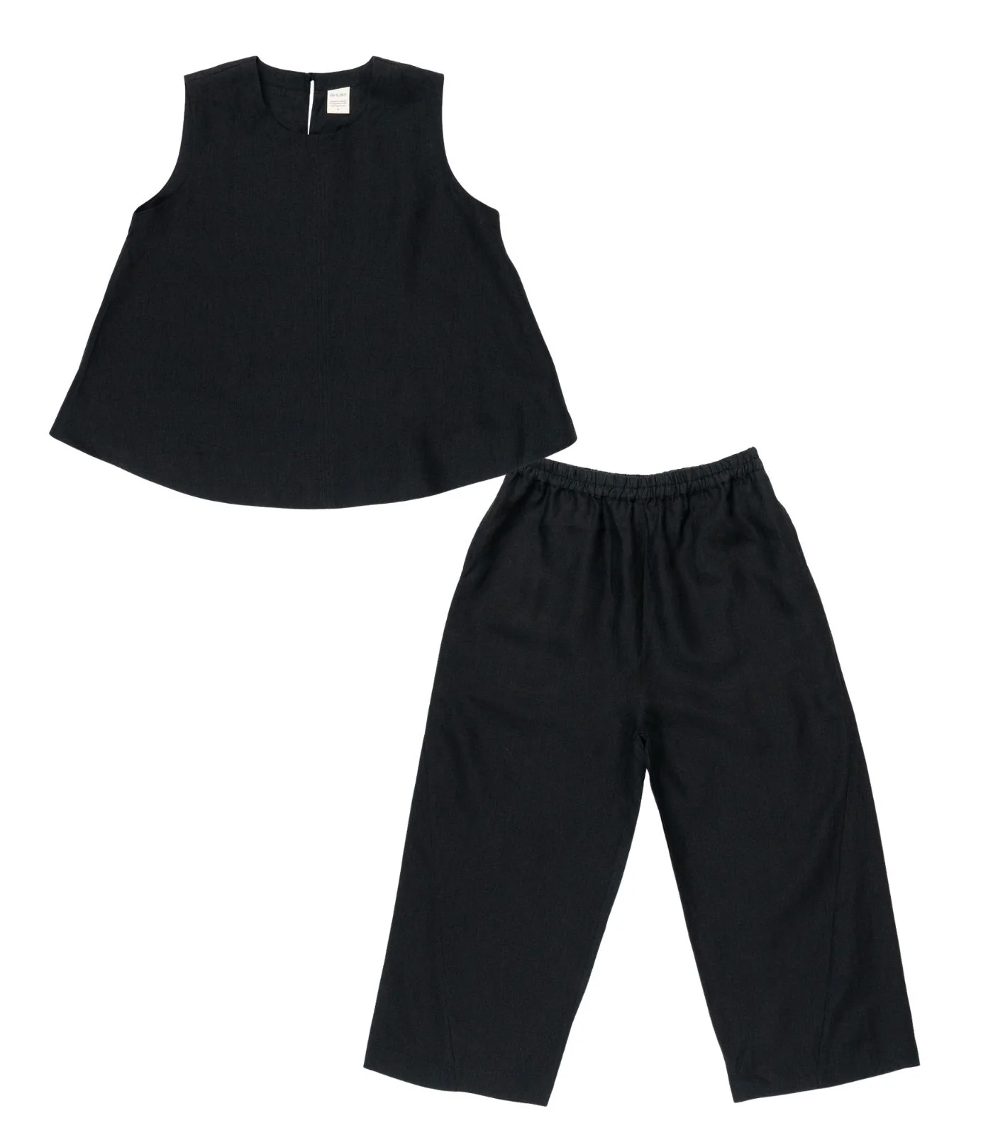 Organic Linen Balloon Lounge Pants & Sleeveless Lounge Shirt - Image 10