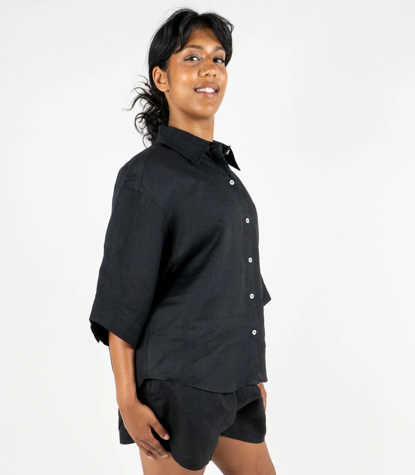 Organic Linen Lounge Shirt (2 Pack) - Image 27