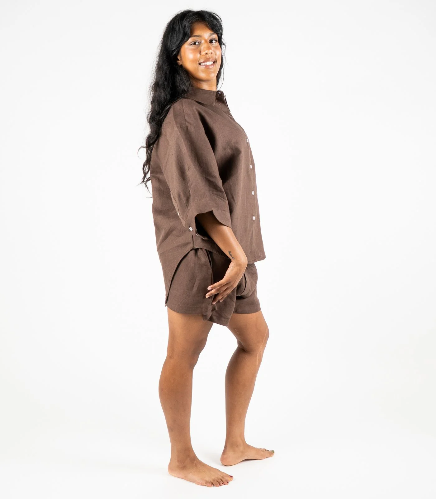 Organic Linen Lounge Shirt (2 Pack) - Image 4