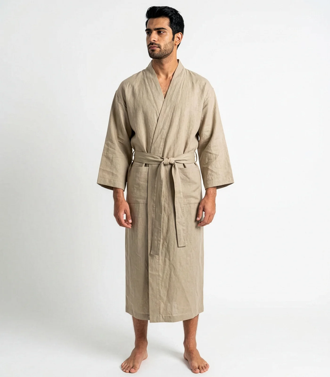 Organic Linen Robe - Image 15