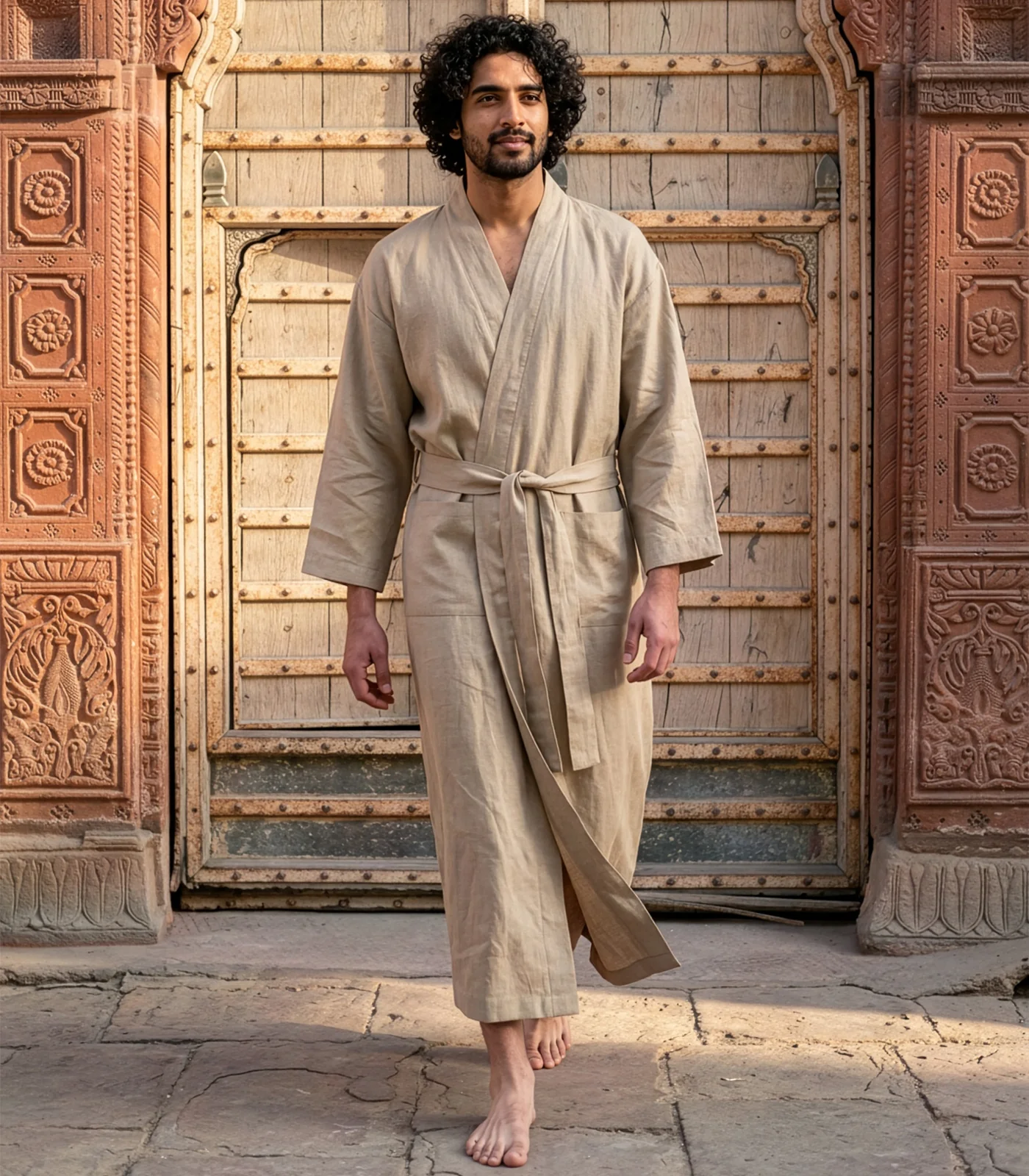 Organic Linen Robe - Image 16