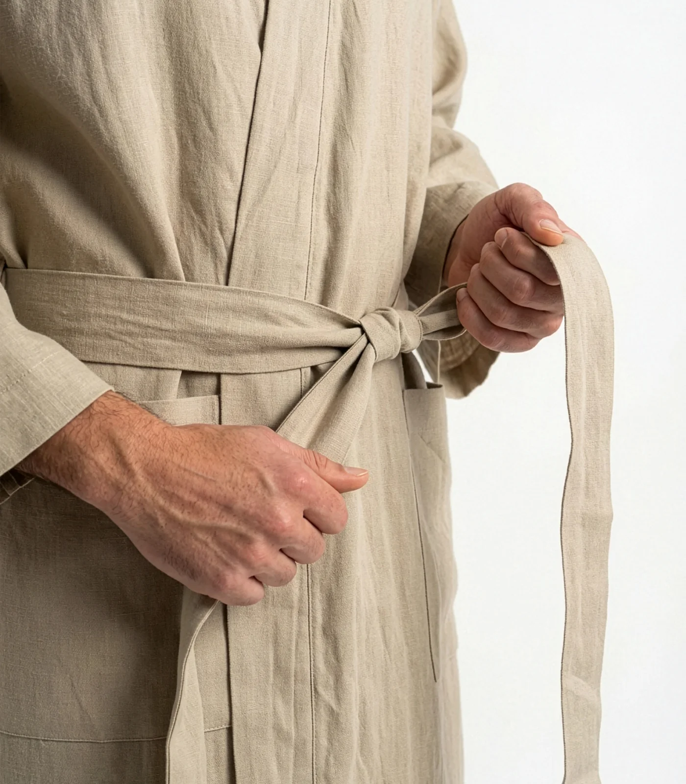 Organic Linen Robe - Image 19