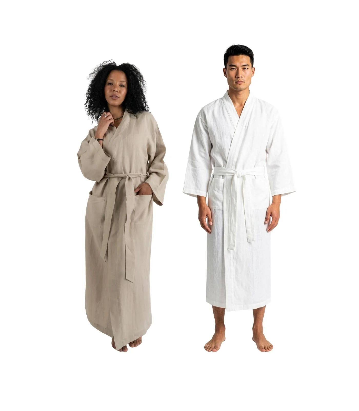 Organic Linen Robe (2 Pack) - Image 4