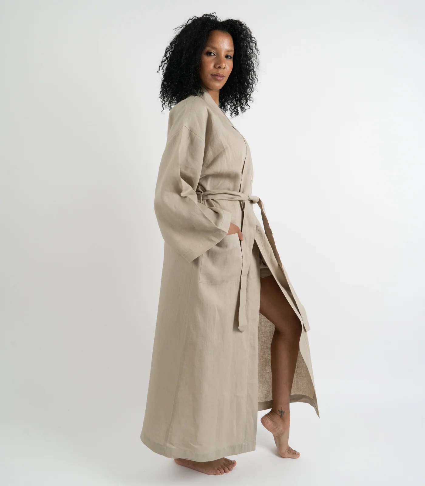 Organic Linen Robe (2 Pack) - Image 5