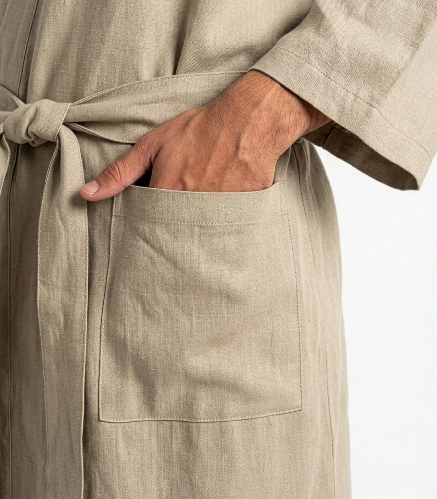 Organic Linen Robe - Image 20