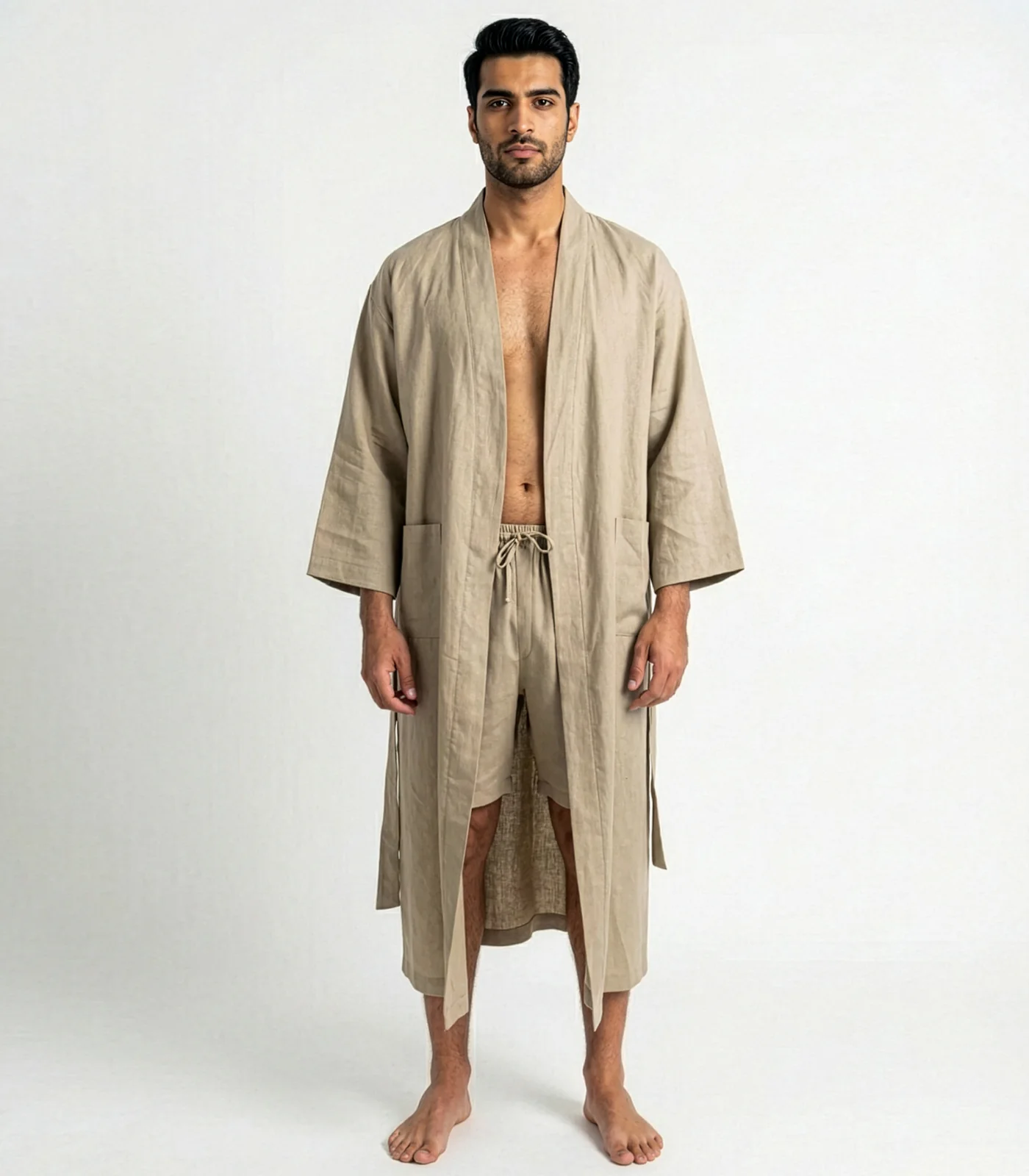 Organic Linen Robe - Image 21