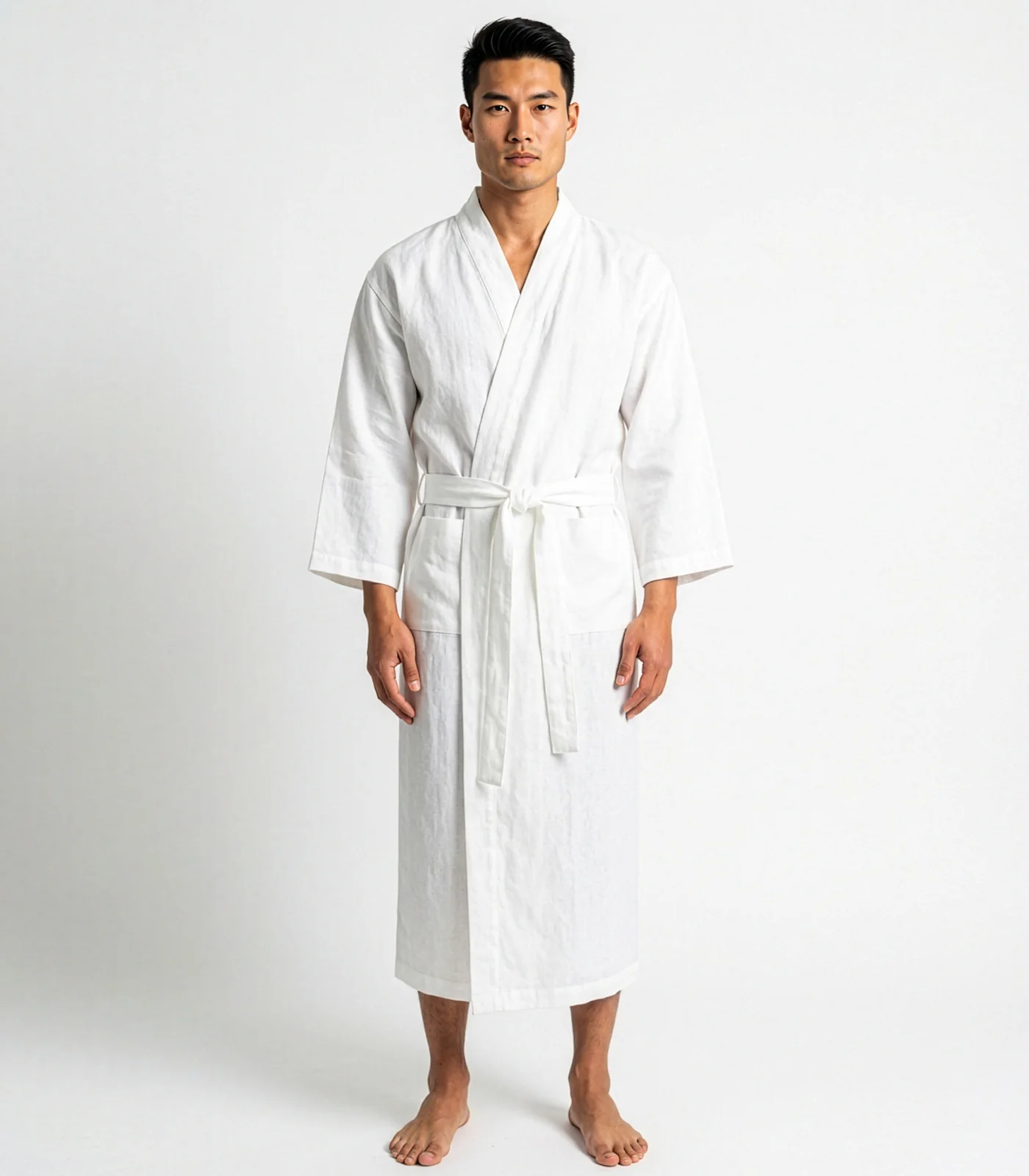 Organic Linen Robe - Image 29