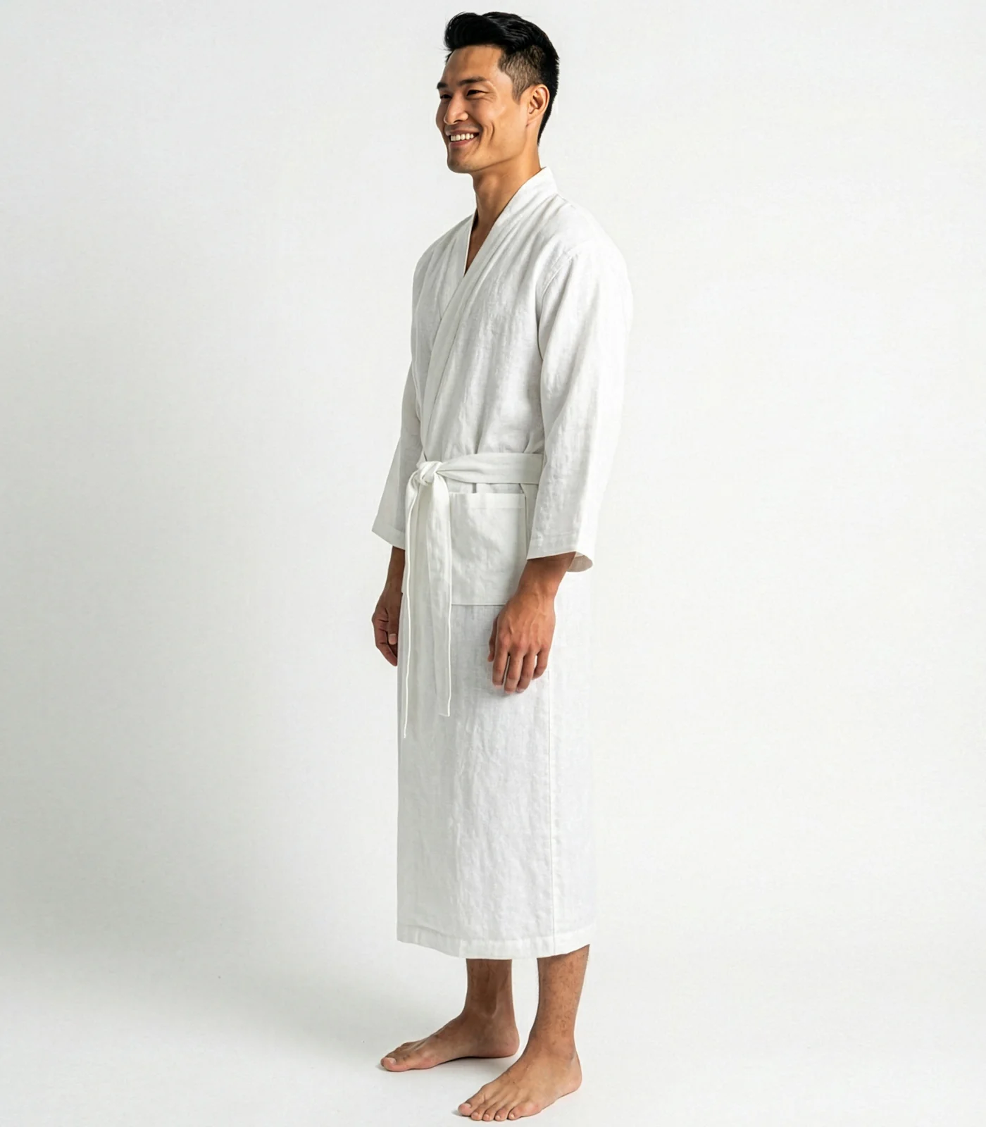 Organic Linen Robe - Image 30