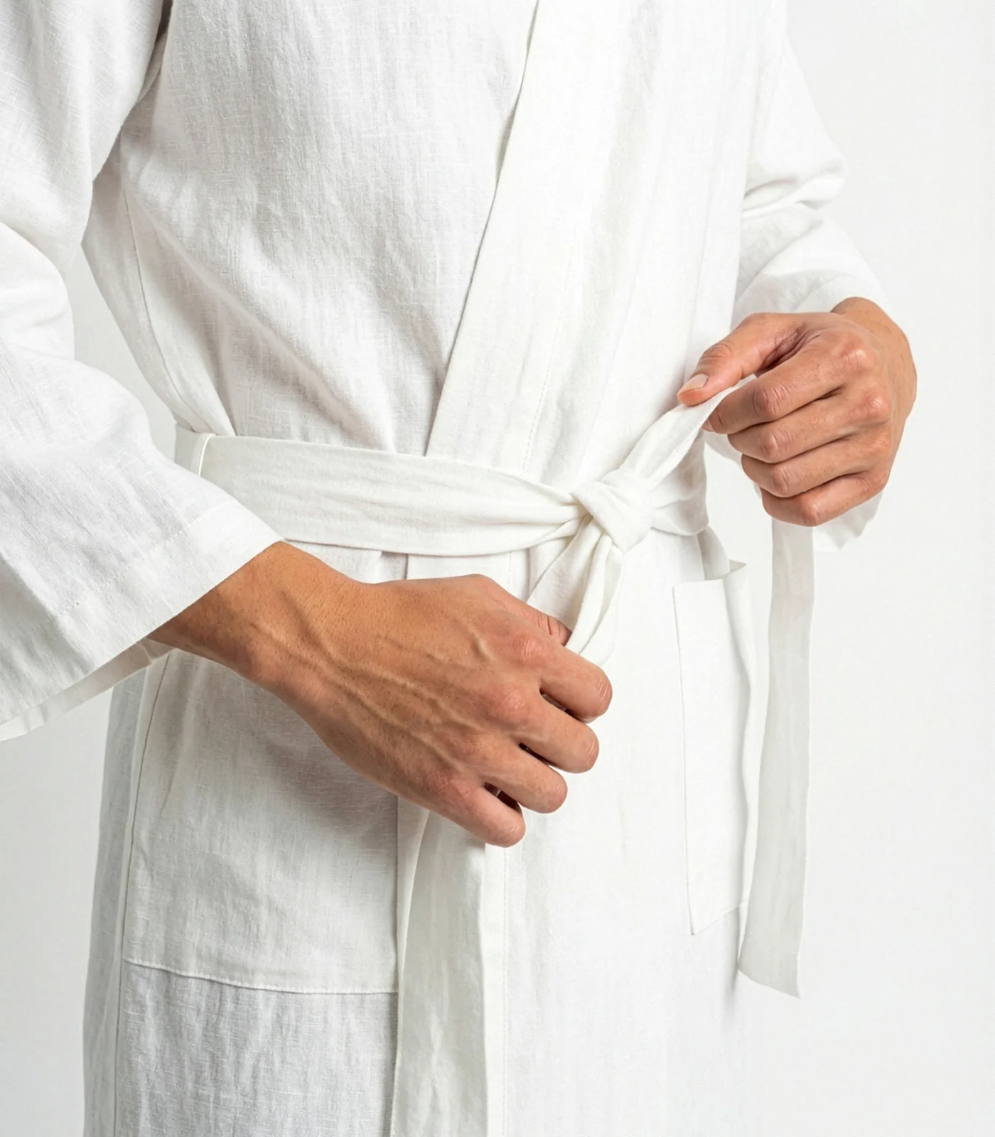 Organic Linen Robe - Image 34