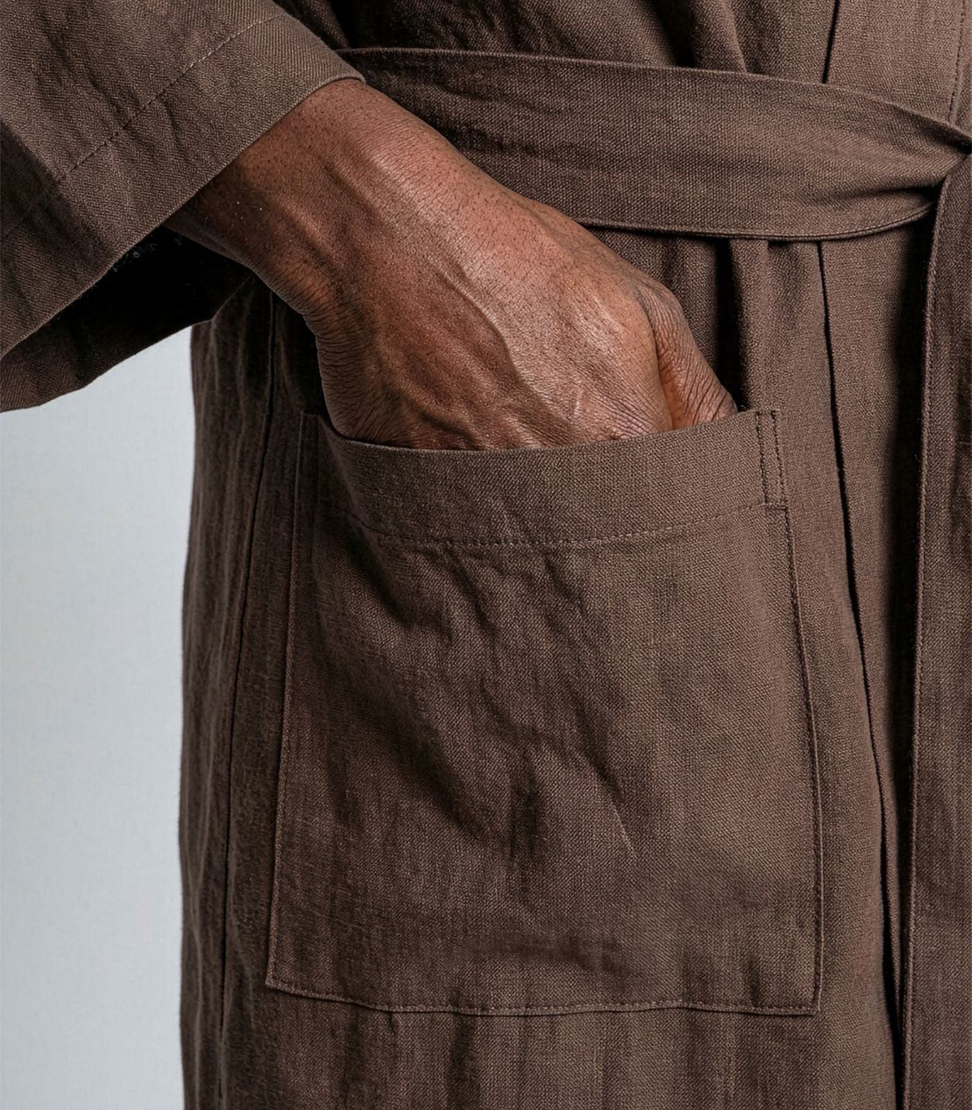Organic Linen Robe - Image 41
