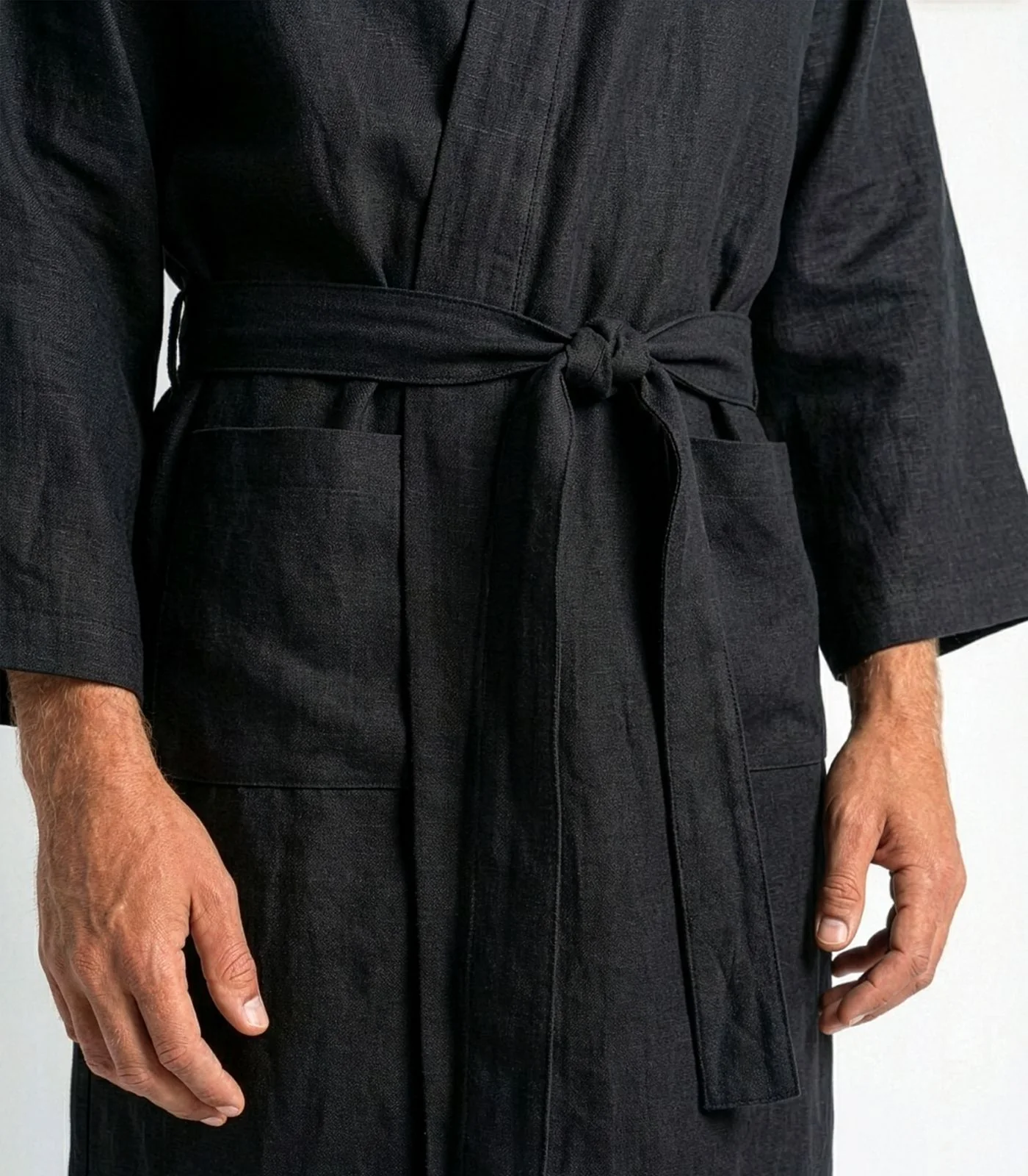 Organic Linen Robe - Image 7