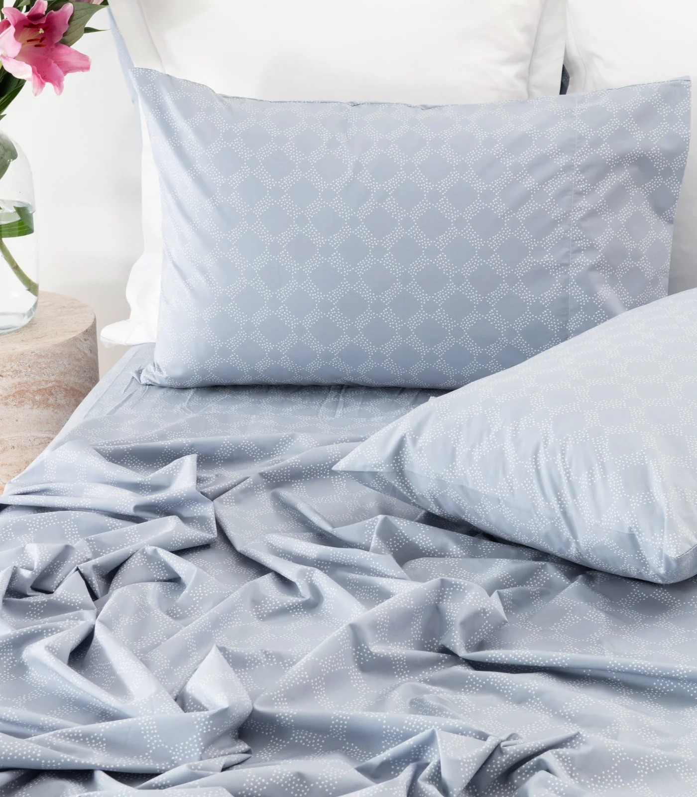 Organic Cotton Percale Pillow Cases (Pair) - Limited Edition - Image 5
