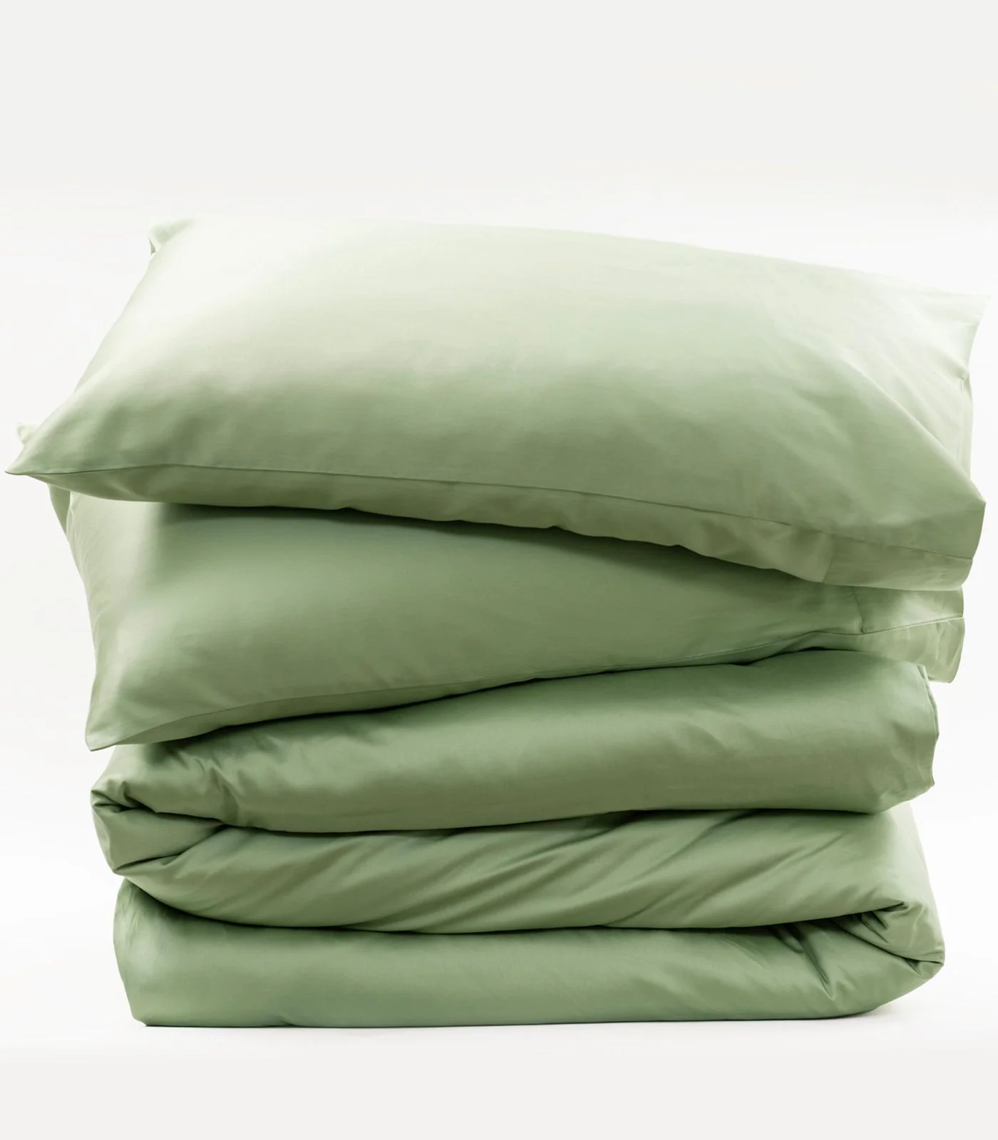 Organic Cotton Percale Plain Quilt Cover Set - Image 15