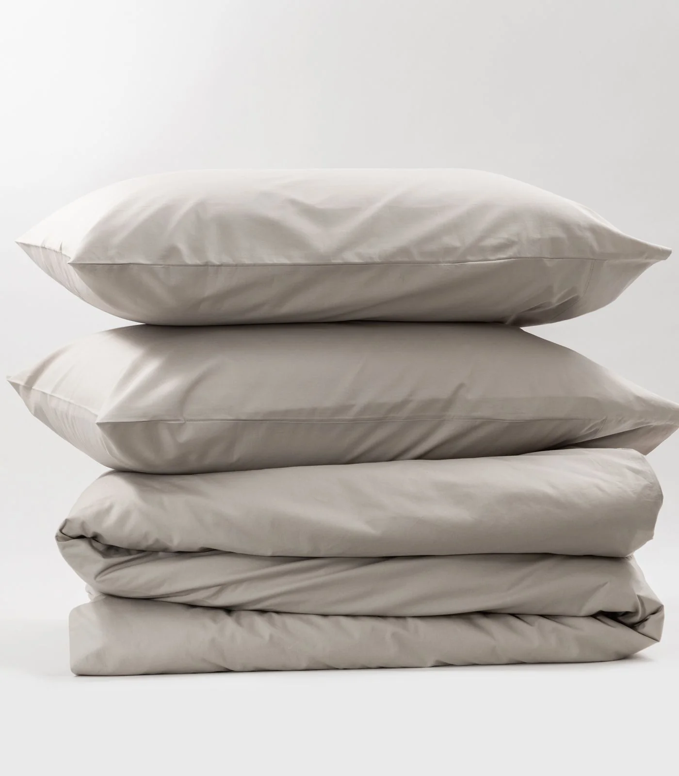 Organic Cotton Percale Plain Quilt Cover Set - Image 17