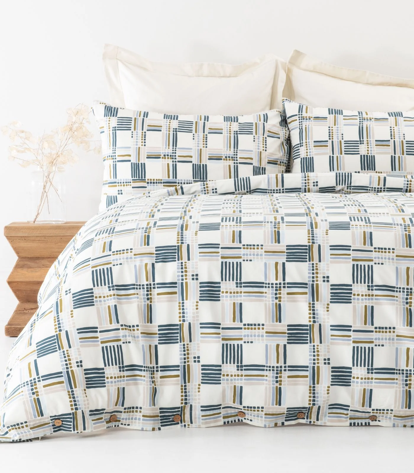 Organic Cotton Percale Quilt Cover Set - Limited Edition - Image 49